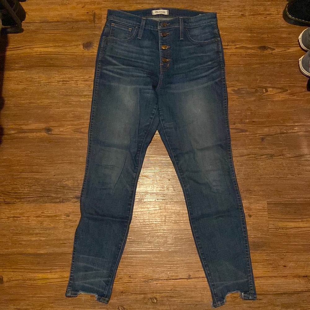 Madewell 10” high rise skinny Jean, regular length